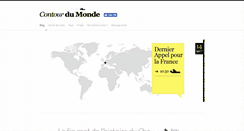 Desktop Screenshot of contourdumonde.com